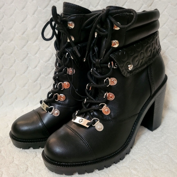 🍃⚘️GBG Los Angeles Guess Combat Boots - Picture 8 of 9